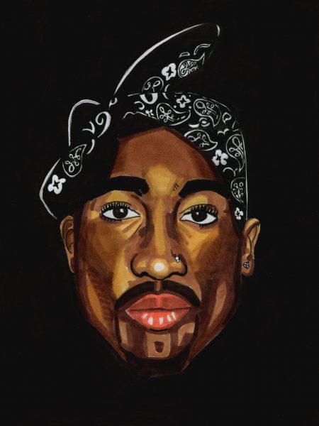 Tupac Rapper Fine Art Print